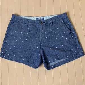 Old Navy Polka Dot Chambray Shorts Sz 4